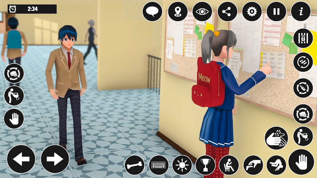 Screenshot do jogo House Construction Simulator com obra em fase de paredes